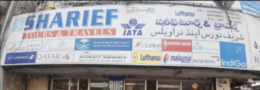 Sharief Tours & Travels - Charminar - Hyderabad