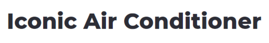Iconic Air Conditioner - Sector 45 - Noida