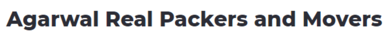 Agarwal Real Packers And Movers