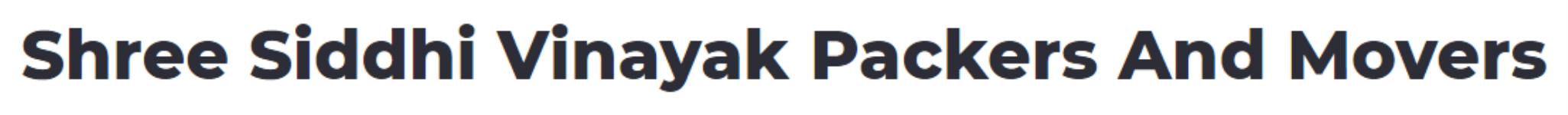 Shree Siddhi Vinayak Packers & Movers - Kadodara - Surat