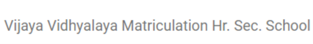 Sri Sakthi Matriculation Higher Sec School - Chettipalayam - Coimbatore