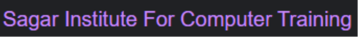 Sagar Institute For Computer Training - Pushp Vihar - Delhi