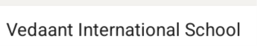 Vedaant International School - Chhota Bangarda Road - Indore