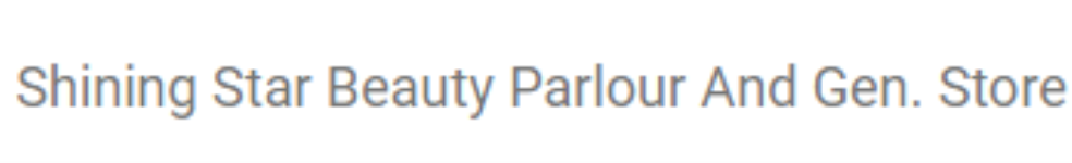 Shining Star Beauty Parlour And Gen. Store - Bantalab Nagrota - Jammu