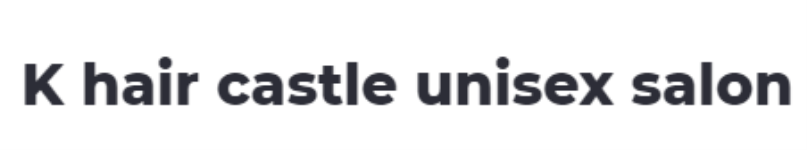 K Hair Castle Unisex Salon - Trikuta Nagar - Jammu