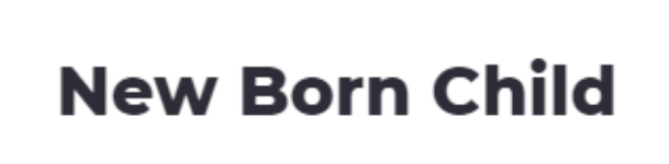 New Born Child - Nawada - Delhi