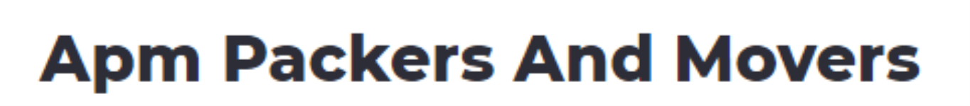 Apm Packers And Movers - Katara Hills - Bhopal