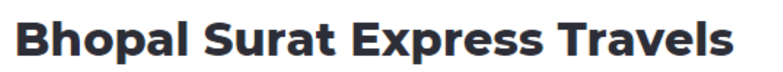 Bhopal Surat Express Travels - Kokta - Bhopal