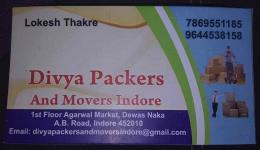 Divya Packers And Movers Indore - Dewas Naka - Indore