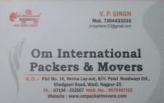 Om International Packers & Movers - Wadi - Nagpur