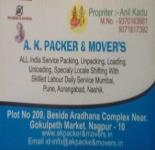A K Packers & Movers - Gokulpeth - Nagpur