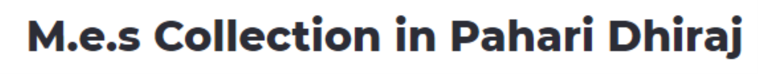 M.e.s Collection - Sadar Bazar - Delhi