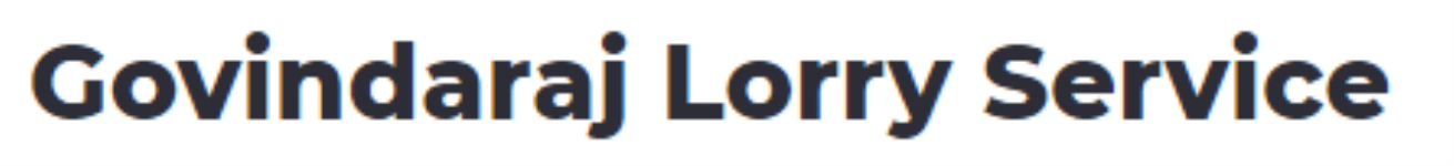 Govindaraj Lorry Service - Edaiyar Street - Coimbatore