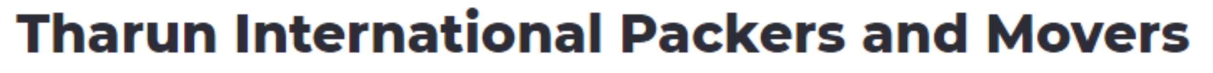 Tharun International Packers And Movers - Sowripalayam - Coimbatore