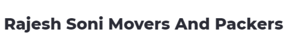 Rajesh Soni Movers And Packers - Adgaon Naka - Nashik