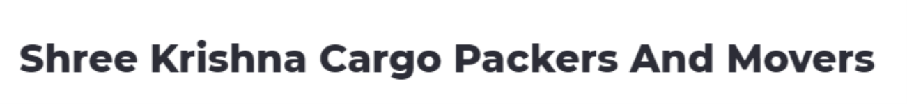 Shree Krishna Cargo Packer Mover - Murlidhar Nagar - Nashik