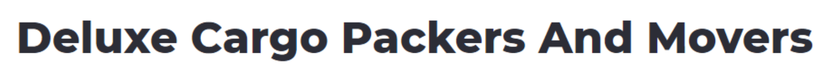 Deluxe Cargo Packers & Movers - Lajpat Nagar 4 - Delhi