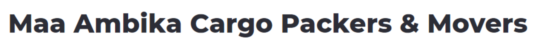 Maa Ambika Cargo Packers & Movers - Kirti Nagar - Delhi