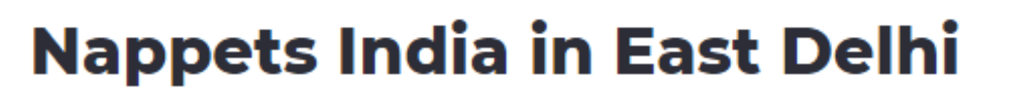Nappets India - Patparganj - Delhi