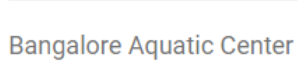 Bangalore Aquatic Center - Residency Road - Bengaluru