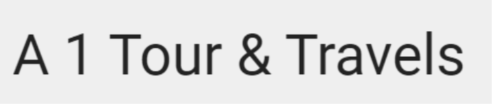 A 1 Tour & Travels - Feroze Gandhi Market - Ludhiana