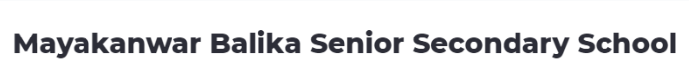 Mayakanwar Balika Senior Secondary School - Bani Park - Jaipur