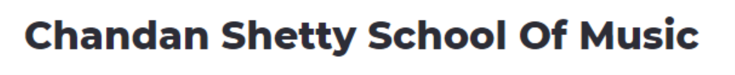 Chandan Shetty School Of Music - Nagarbhavi - Bengaluru