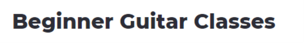 Beginner Guitar Classes - Magadi Road - Bengaluru