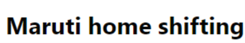 Maruti Home Shifting - Madhapar - Rajkot