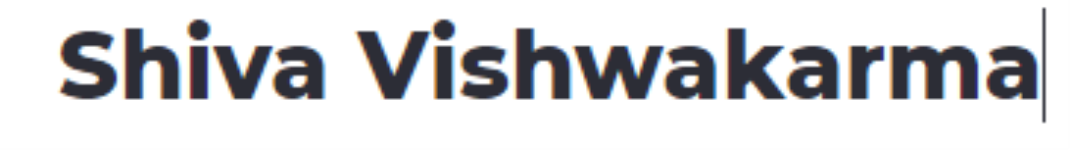 Shiva Vishwakarma - Mani Majra - Chandigarh