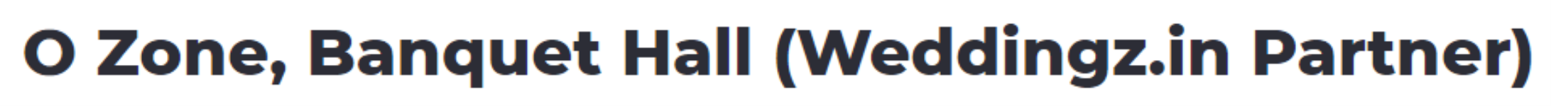 O Zone (Weddingz.in Partner) - Baguiati - Kokata