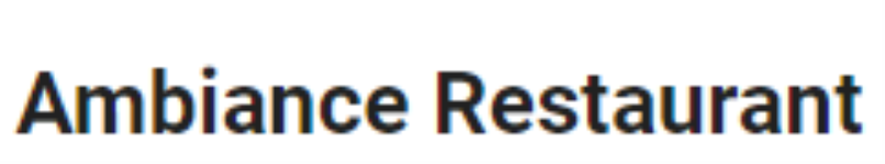 Ambiance Restaurant - Salt Lake - Kolkata