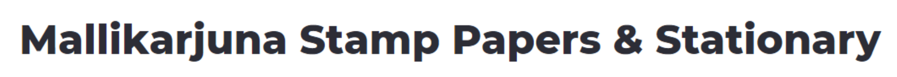 Mallikarjuna Stamp Papers & Stationary - Madhapur - Hyderabad