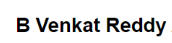 B Venkat Reddy - Jubilee Hills - Hyderabad