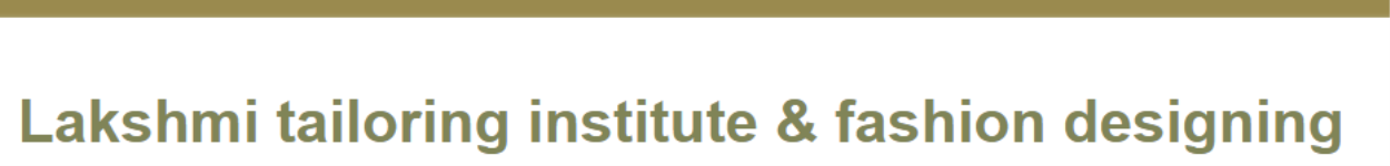 Lakshmi Tailoring Institute - Porur - Chennai