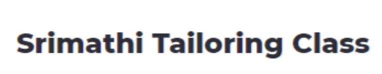 Srimathi Tailoring Class - Alex Nagar - Chennai