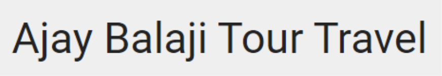 Ajay Balaji Tour Travel - Sitapur Road - Lucknow