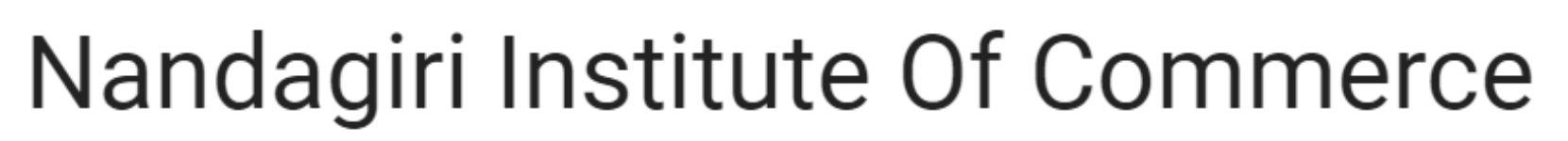 Nandagiri Institute Of Commerce - Rajajinagar - Bangalore