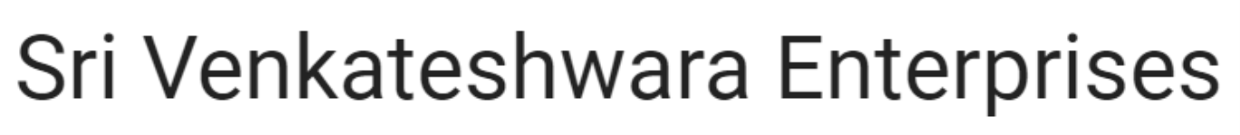 Sri Venkateshwara Enterprises - Rajajinagar - Bangalore