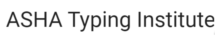 Asha Typing Institute - Hanumantha Nagar - Bangalore