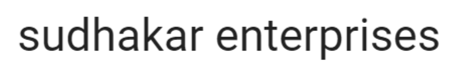 Sudhakar Enterprises - Cubbonpet - Bangalore