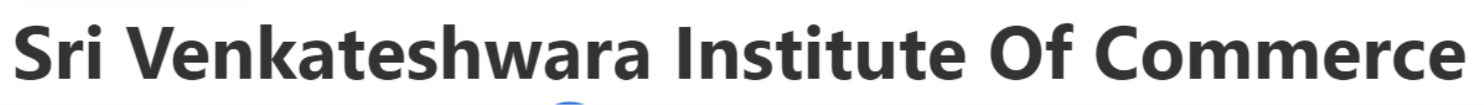 Sri Venkateshwara Institute Of Commerce - Devanahalli - Bangalore