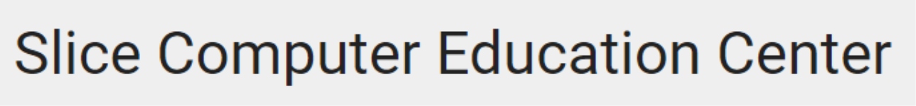 Slice Computer Education Center - Banashankari - Bangalore