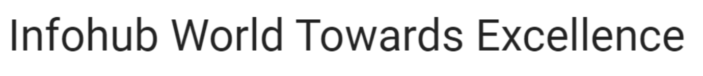 Infohub World Towards Excellence - Hebbal - Bangalore