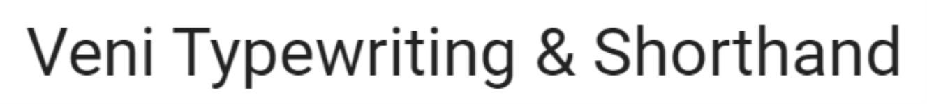 Veni Typewriting & Shorthand - Warasiguda - Hyderabad