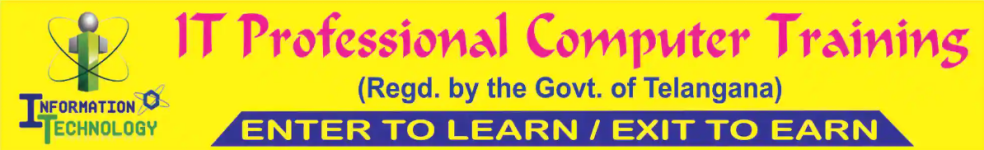 It Professional Computer Training - Mehdipatnam - Hyderabad