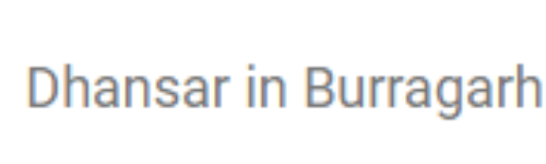 Dhansar - Burragarh - Dhanbad