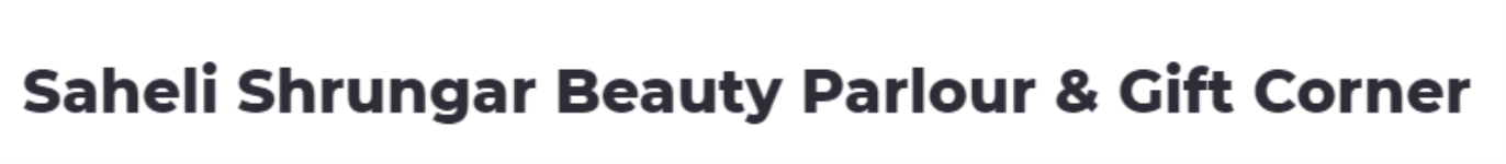 Saheli Shrungar Beauty Parlour & Gift Corner - Barajamua - Dhanbad