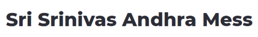 Sri Srinivas Andhra Mess - Porur - Chennai