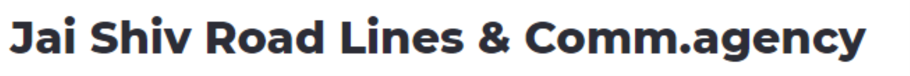 Jai Shiv Road Lines & Comm.Agency - Ram Bagh - Agra